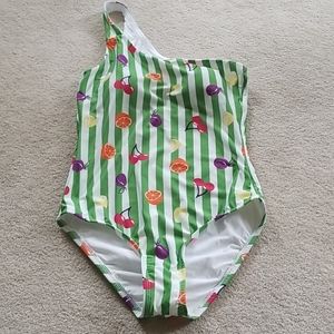 Tuitti Fruitti 1 shoulder 1pc Swimsuit Sz Sm XL
